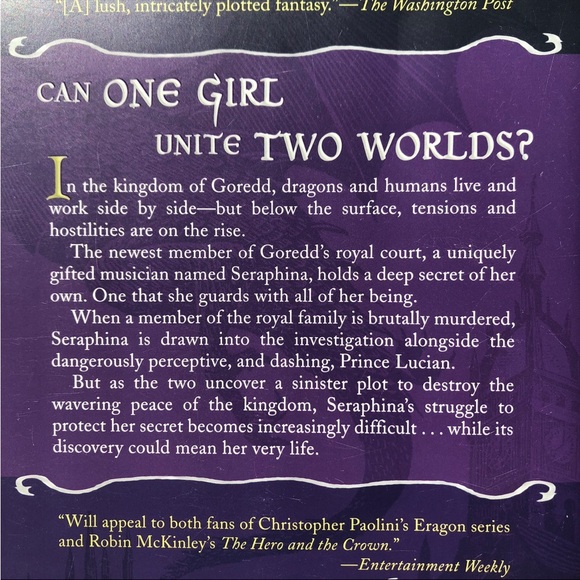 Seraphina ~ Rachel Hartman ~ Paperback ~ Young Adult - Picture 6 of 6